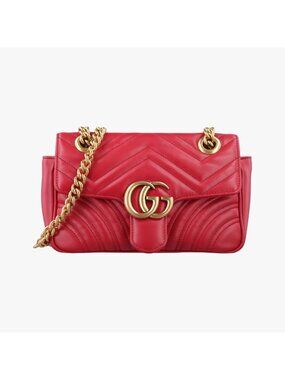 Gucci GG Marmont Red Leather